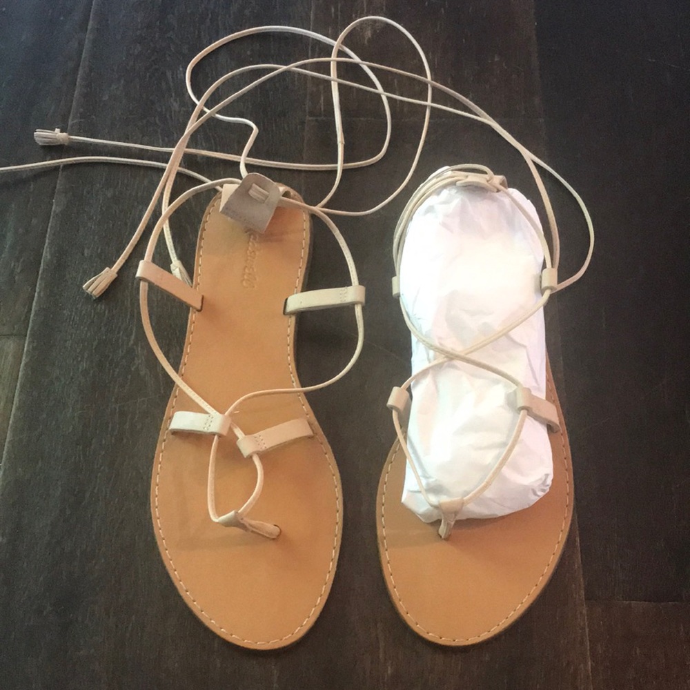 Madewell lace up sandal